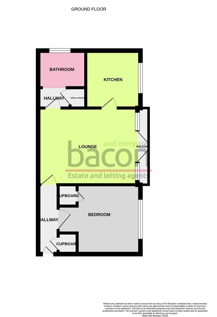 Floor Plan | Flat - Purpose Built | Mill Road, Worthing, BN11 | For Sale